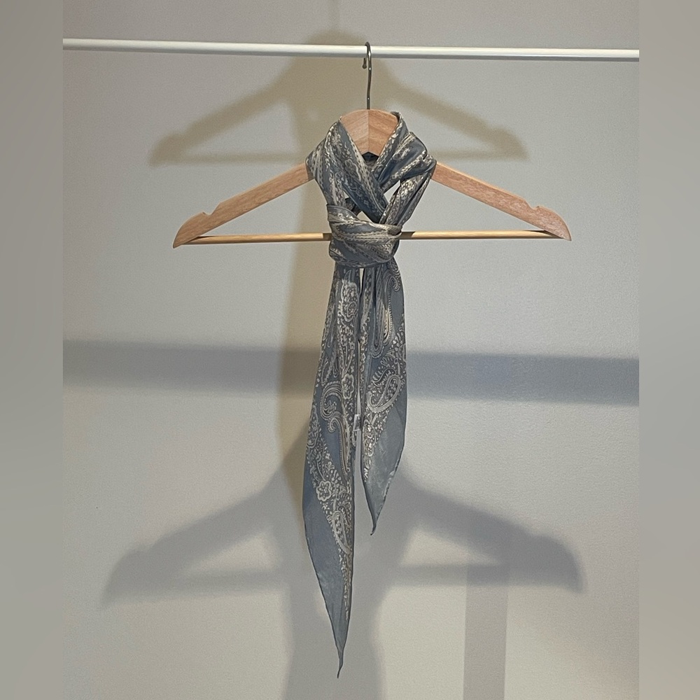 Echo Club 7 Gray Paisley Scarf